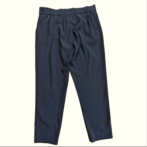 Aritzia Babaton Navy Terado Crepe Cohen Pull On Slim Ankle Pant Size 4 - Picture 2 of 4